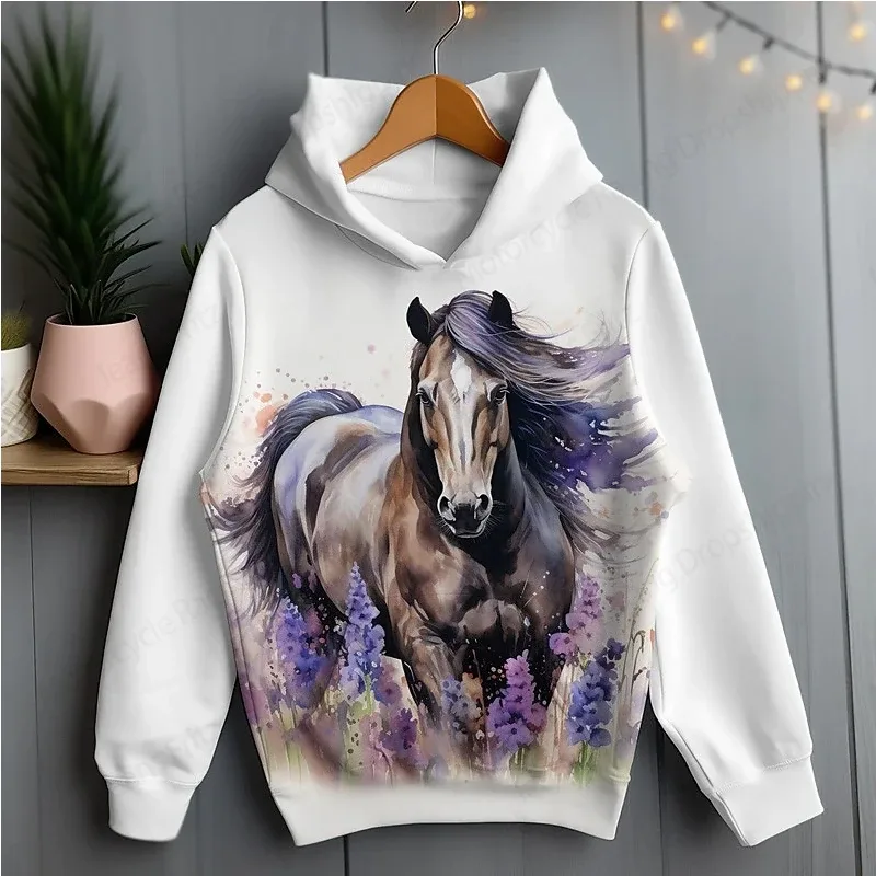 Sweat-shirt Animal drôle poulet écureuil cheval lapin 3d sweat à capuche imprimé hommes femmes mode surdimensionné vestes à capuche femmes Sweat manteau de rue