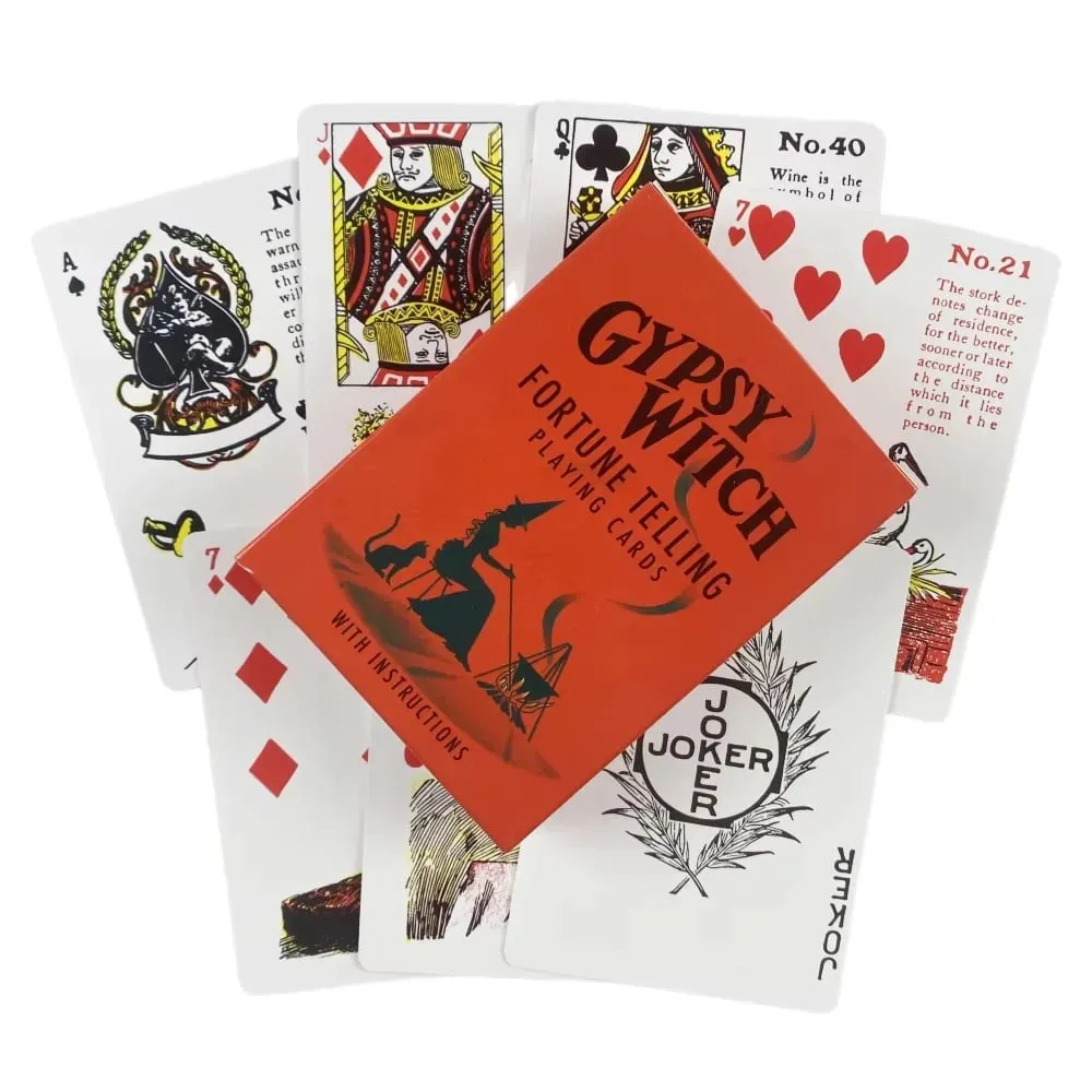 Gypsy Witch Fortune Telling Playing Cards Tarot Deck Cards Games Oracle Famliy Game Fun Classic Fate Boardgame Altar
