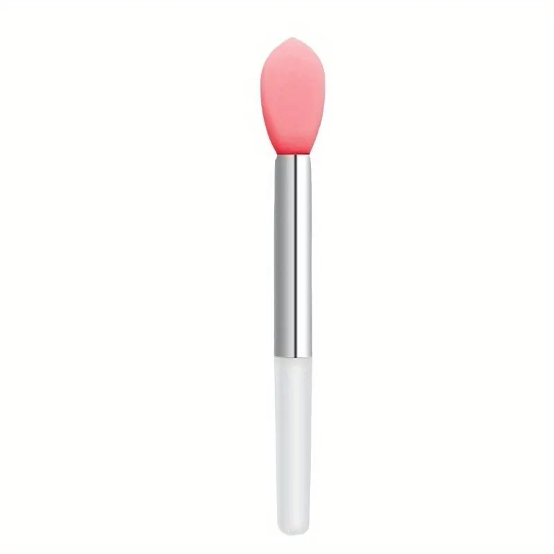 Silicone Lip Brush Set Fragrance-Free Palm-Sized Applicators for Lipstick & Masks with Dustproof Eyeshadow Makeup Brushes — image 6