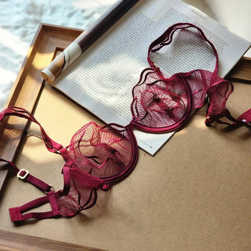 Comfort Minimizer Bra for Large Bust Ultra Thin Unlined Wireless Bra Lift & Shape Adjustable Support for Everyday Wear