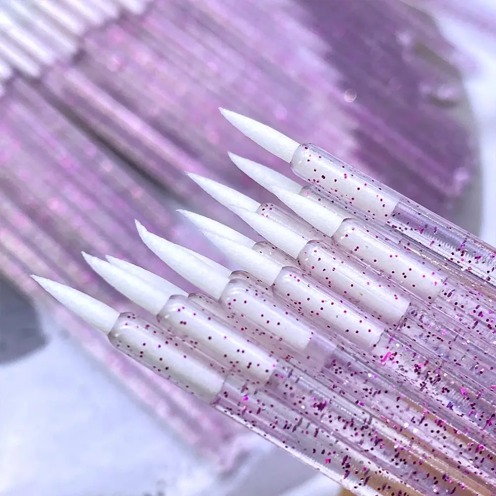 New Disposable Eye Shadow Makeup Eyeliner Brushes Crystal Wand Applicator Cosmetic Brush Eyelash Extension Female Beauty Tools — image 4