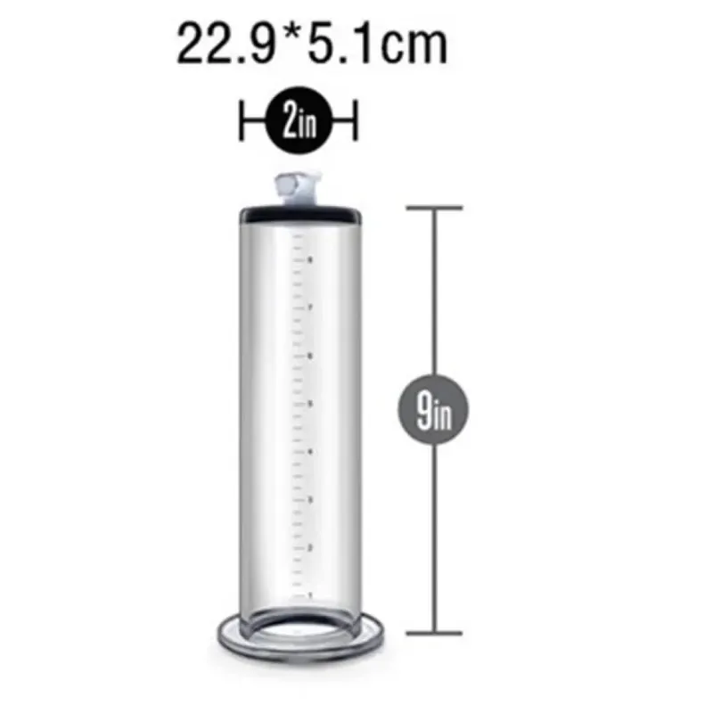 Manual Penis Vacuum Pump with Gauge Acrylic Male Enlargement Extender Trainer Masturbation Pump Adult Sex Toy Set for Men