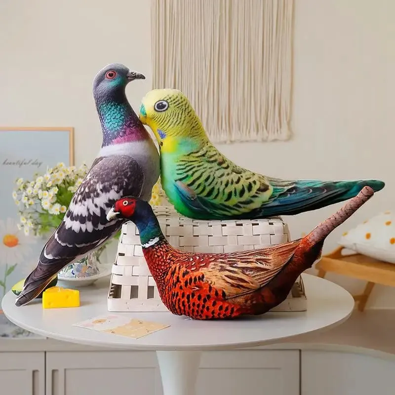 Lifelike 3D Rooster Plush Throw Pillow Soft Fluffy Vivid Print Cushion for Couch Bed Decor Unique Gift for Animal Lovers