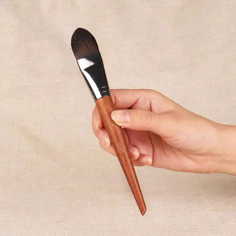Karsyngirl 1Pcs Beauty Makeup Brushes Original Wood Make up Brush Beauty Eyeshadow Blending Tool