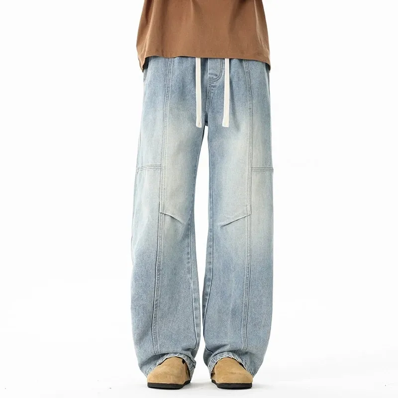 2026 Autumn and Winter Jeans Trend Loose Straight Casual Y2K Long Pants