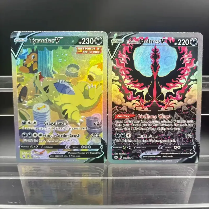 DIY Collection Cards Psyduck Salamence Crobat Mewtwo ex EN Self Made Single Card Classic Game Anime Card Gift Toy