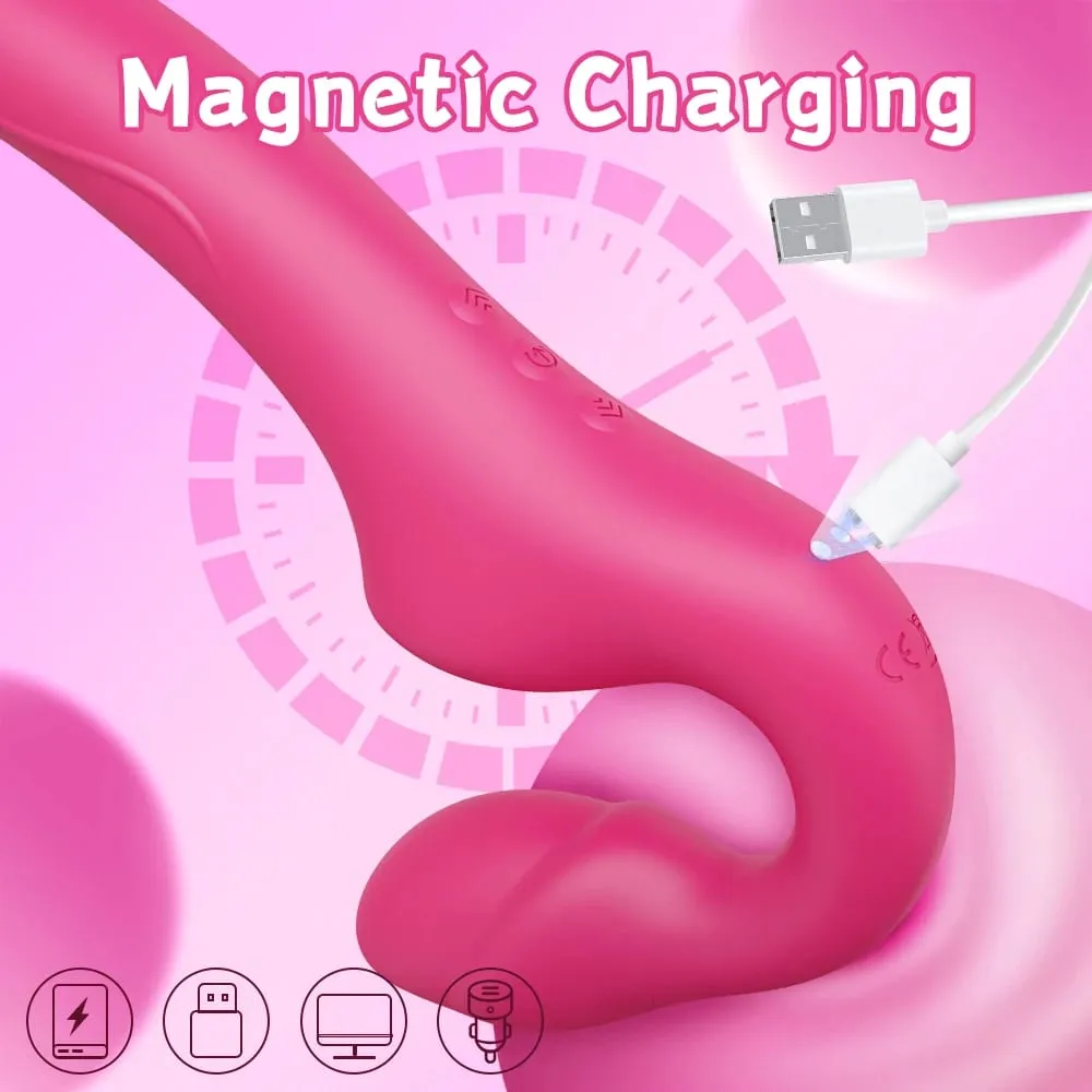 Double-Ended Vibrators for Women Wireless APP 3 in 1 Dildo Vibrator Lesbian G-Spot Dildos Couples Adults Toys Female Masturbator — image 4