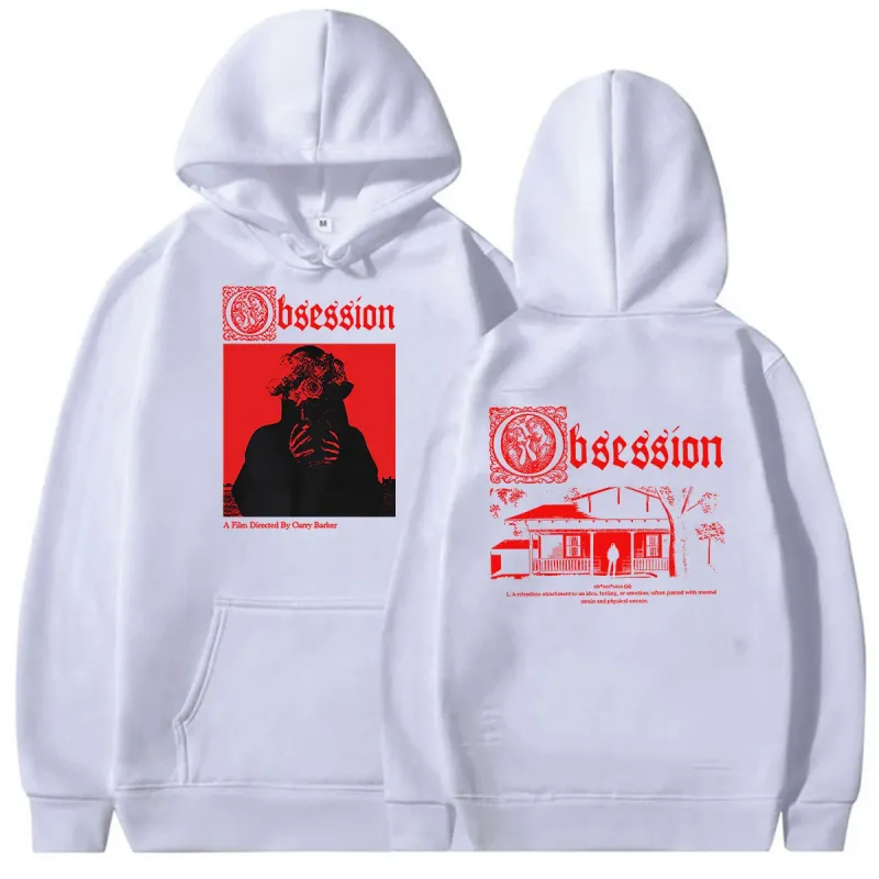 Obsession Movie Horror 2026 Hoodie Men Women Fleece Clothing Pullover Sweatshirt Vintage Fashion Long Sleeve Hoodies Streetwear