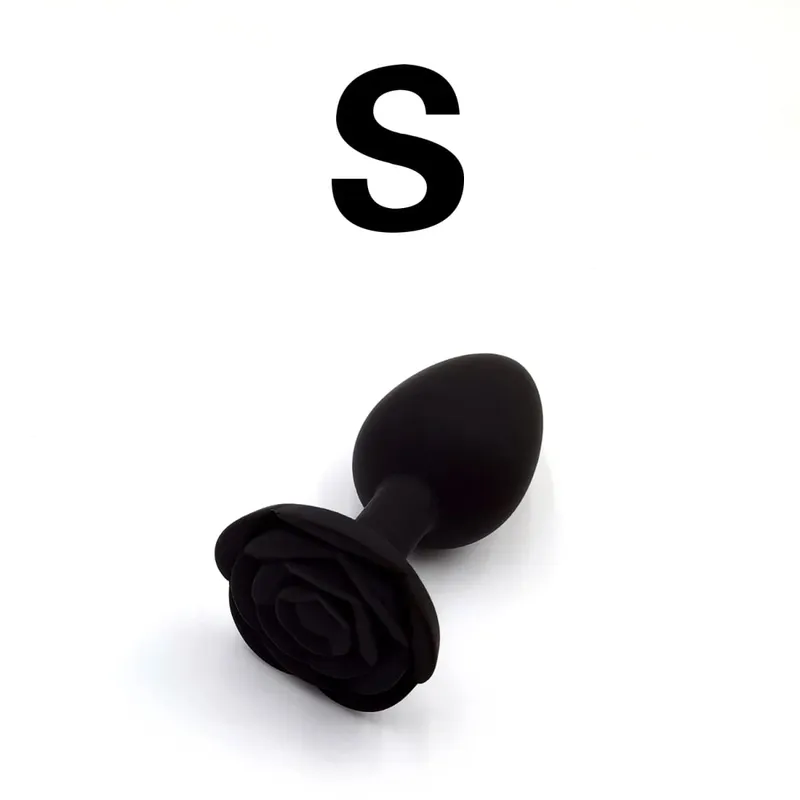 Weiche Silikon Rose Blume Anal Plug Anfänger bis Experte 3 Größen Butt Plug Anus Trainer Dildos Adule Sex Spielzeug für Paar Frauen Männer