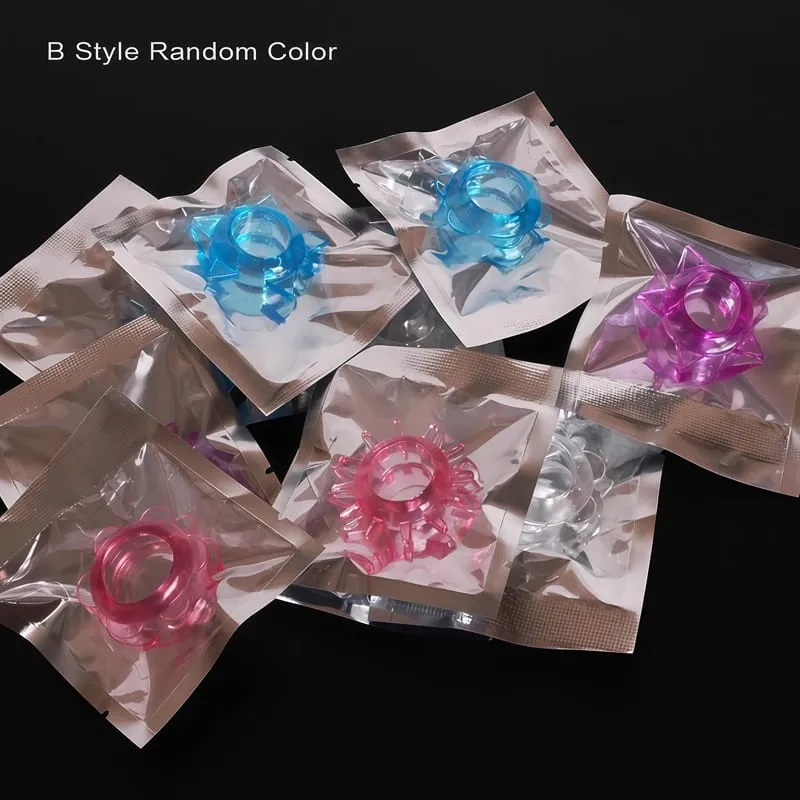 Intimate Goods For Men 5-100PC Ejaculation Delay Silicone Lock Sperm Ring Sex Adult Game Toys Erotic Cock Ring Exotic Accessorie — image 9