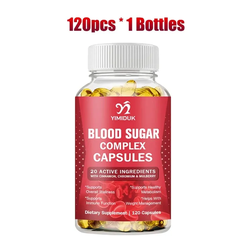 Blood Sugar Complex Supplements with Cinnamon Turmeric Supports Healthy Blood Sugar Healthy Energy Levels Metabolism