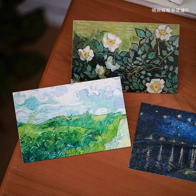 Chaoyu 30 Van Gogh Oil Painting Postcards High-End Vintage Artistic Wall Decoration Cards Ins Birthday Gift — image 6