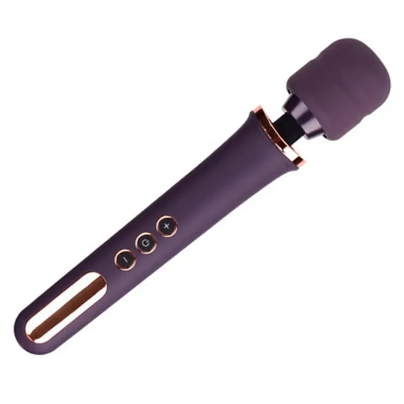 10 Speeds Powerful Handheld Cordless Magic Wand Vibrator for Women Big Vibrator Massager for G Spot Clitoris Stimulator Sex Toy