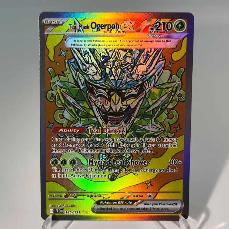 Prismatic Evolutions PKM Cards PTCG5-A GX Rainbow Umbreon Sylveon Leafeon ex Rare Collection Battle Toys Gifts for Hobbies