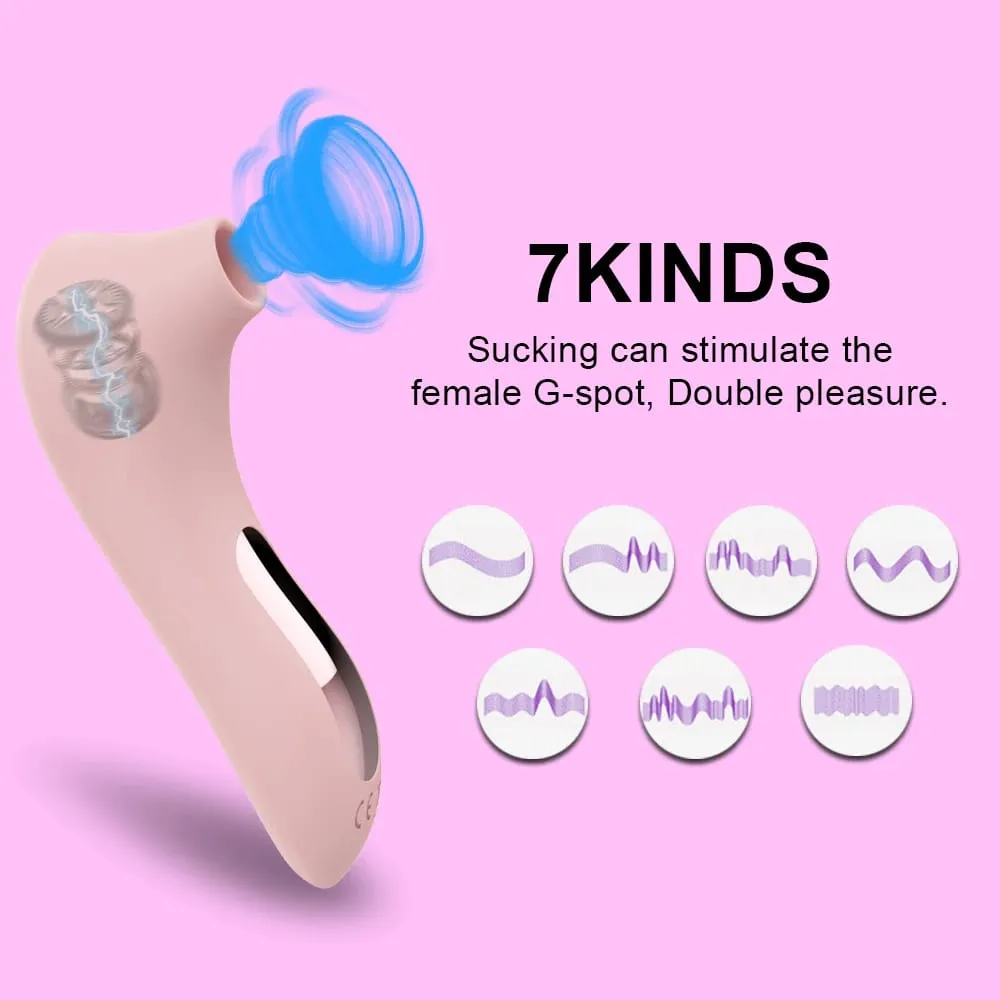 Powerful Clit Sucker Vacuum Vibrator Clitoris Sucking Nipple Sucking Tongue Vibrating Oral Licking Sex Toys for Adult Women — image 6