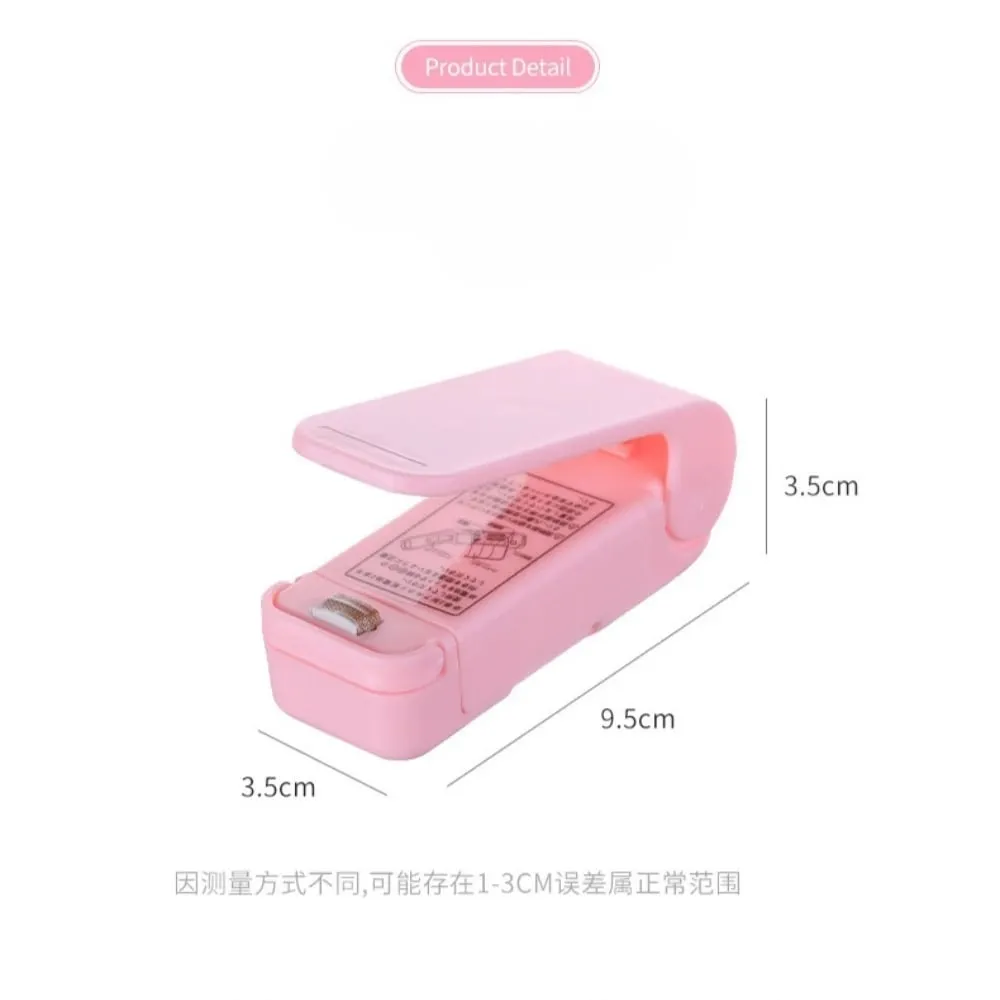 Mini Hea Bag Seal Machine Package Sealer Bags Thermal Plastic Food Bag — image 3