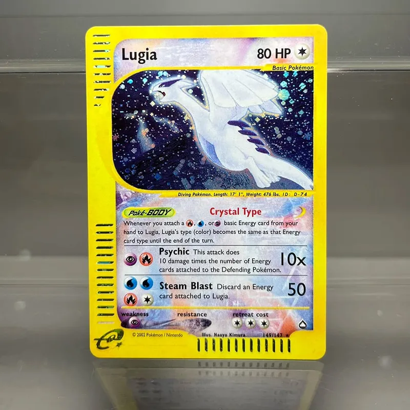 PKM Cards Charizard Steelix Celebi Single Foil Cards Magneton Gengar Classic Game Collection Cards PTCG Proxy Cards