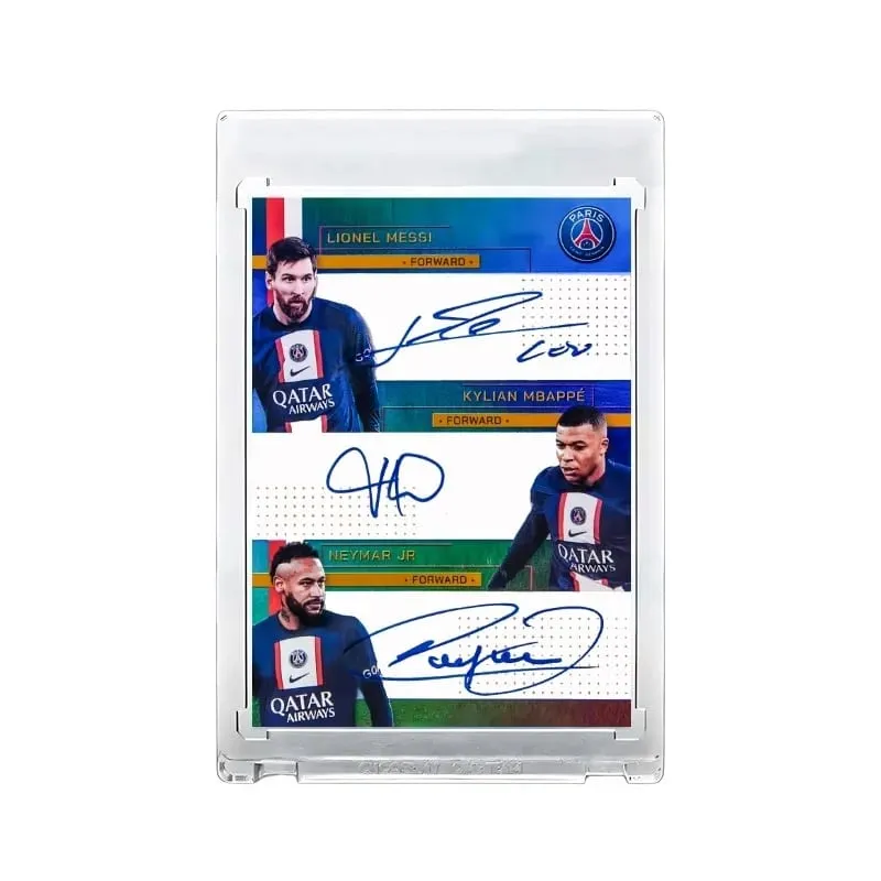 DIY All-Star Soccer Cards Set Featuring Messi Ronaldo & Mbappé Ultimate Birthday Gift Box for Football Boys Collection Card — image 3