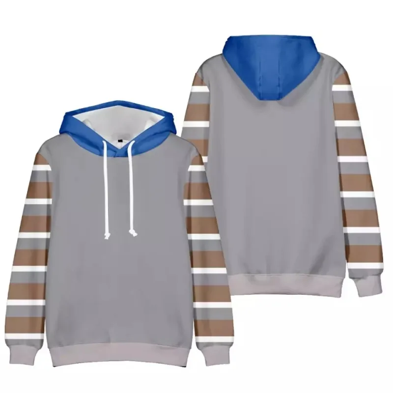 2024 mode imprimé motif rayé pull pour hommes décontracté Simple surdimensionné sweat à capuche ample Design de rue Harajuku sweat-shirt pour hommes