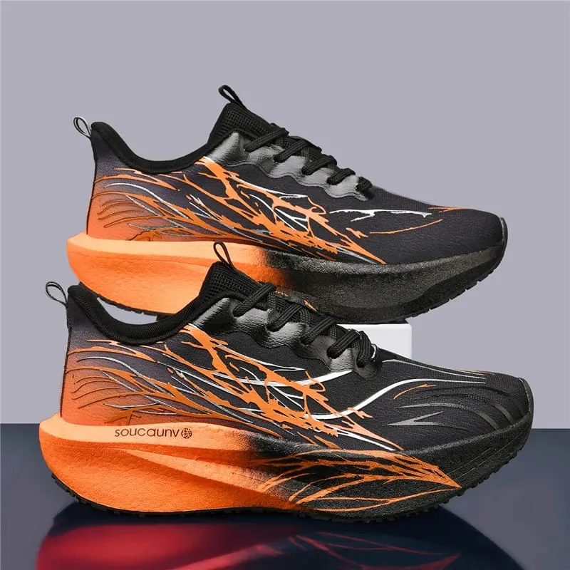 Men Marathon Running Shoes Sports Carbon Board Women's Comfortable Athletic Nonskid Sneakers Casual Basketball Walking Shoes