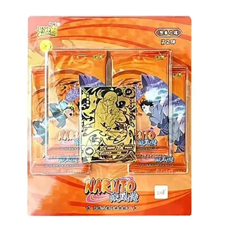 Kayou Genuine Naruto Cards Booster Pack Sasuke Flash Collection Card Anime Figure Toy Gift For Kids Birthday Christmas