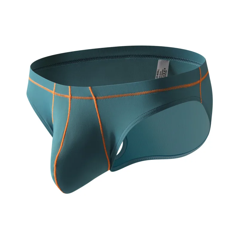 Mens Underwear Briefs SoftNylon Panties For Man Brief Shorts Homme Ropa Patchwork Low Waist Underpants Cueca Plus Size M-XXL