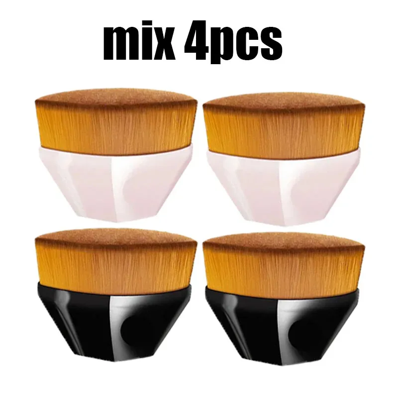 1/2/3/4pcs Makeup Brush Beauty Powder Face Blush Brushes Portable Professional Foundation Brush Cosmetics Soft Base Make Up — image 18