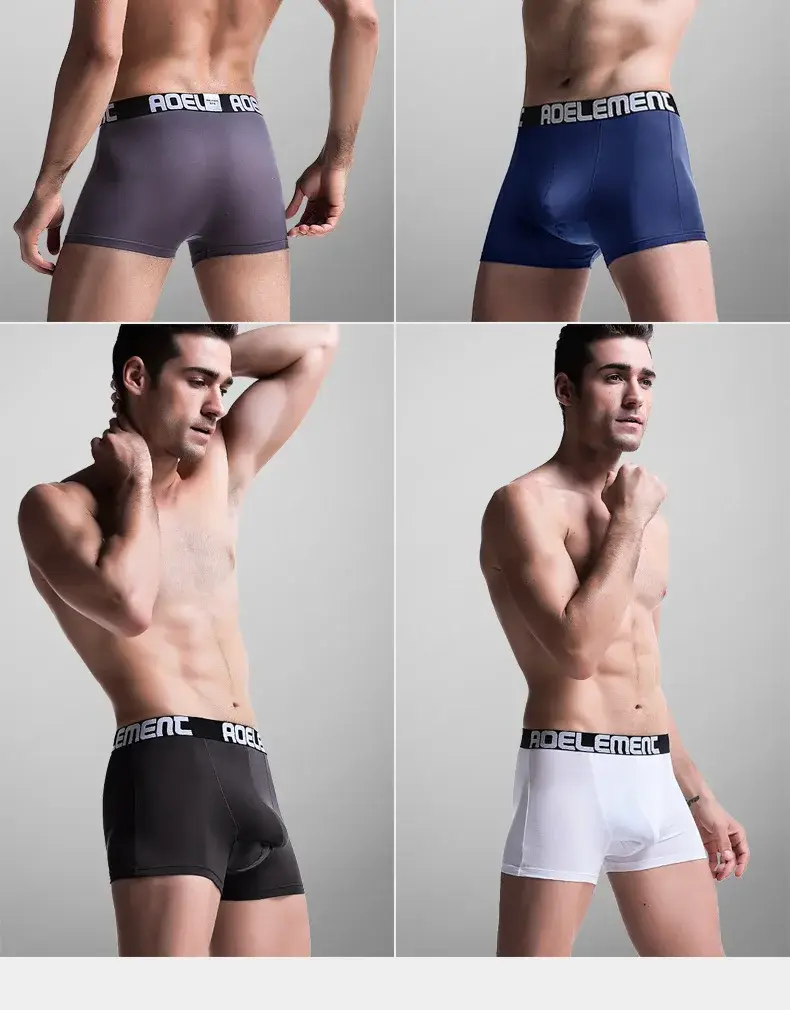 L-5XL حجم كبير الرجال دوالي الخصية الملابس الداخلية الصفن الخصية دعم الحقيبة المزدوجة الملاكم الحبل المنوي رصاصة فصل Underpant