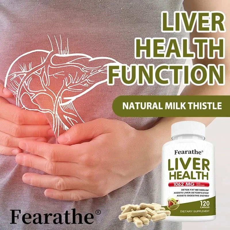 Liver Detox Advanced Detox & Cleansing Formula Supports Health Liver Function with Milk Thistle and Dandelion Non-GMO