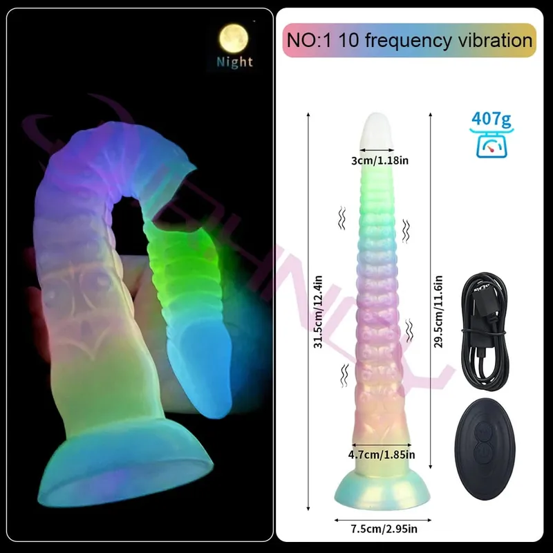 Vibrator Anal Dildos for Women Masturbator Consolador Silicone 10 Frequency Vibrador Anal Plug 18+ G Spot Clitoral Stimulator