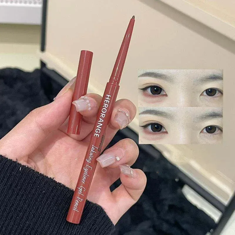 10 Colors Eyeliner Pencil Smooth Wine Red Soft High Pigment Eye Liner Pen Waterproof Matte Aegyosal Lying Silkworm Eyes Makeup — image 4