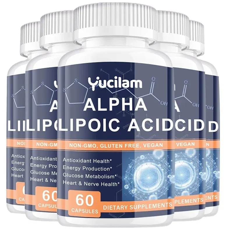 Alpha Lipoic Acid - Boosts Energy Metabolism Relaxes Nerves Supports Nervous System Health Promotes Brain & Heart Health