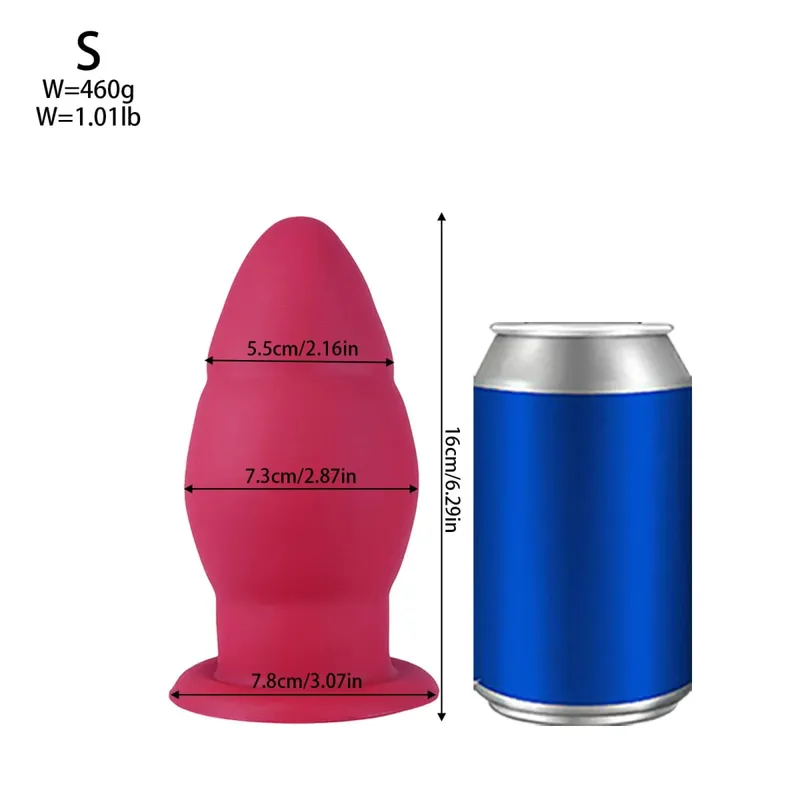 Big Silicone Anal Plug Oversize Dragon Egg Anal Expansion Butt Plug Masturbator Male and Female Erotic Sex Toys