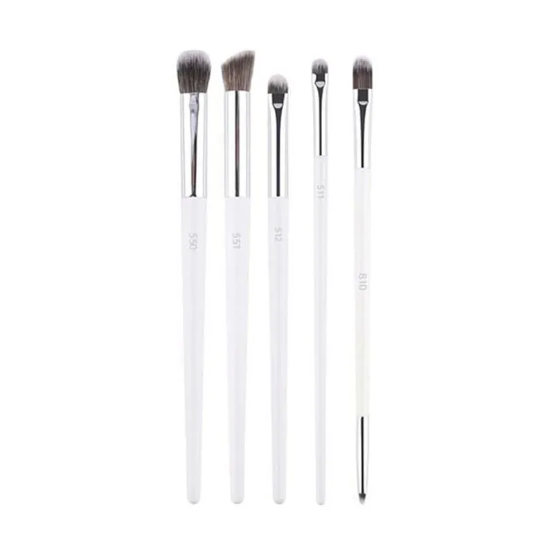 1 stk hvide pulver makeup børster 3D flydende foundation base make up børste Øjenskygge blanding Detail Face Eye Concealer Skønhedsværktøj