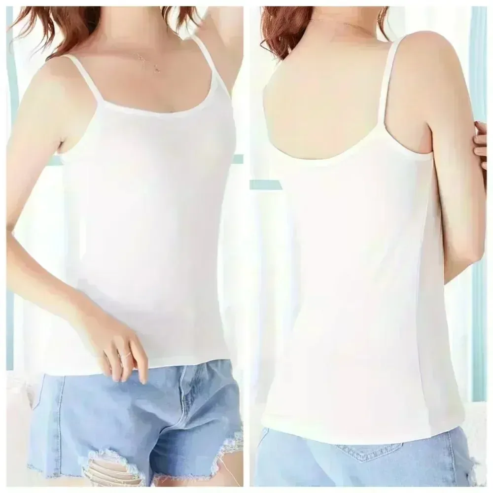 Women Spaghetti Strap Cami Tank Top Blue Crystal Crown Queen Letter Graphic Print Sleeveless Camisole Summer Casual Basic Tops