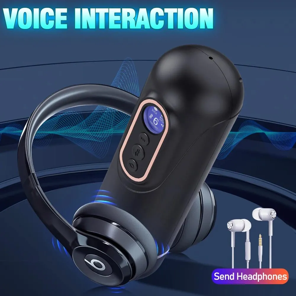 Automatický teleskopický sací mužský masturbátor Vibrační Inteligentní vyhřívání Sexy Voice Sluchátko do kapsy Pussy sexuální hračka pro muže