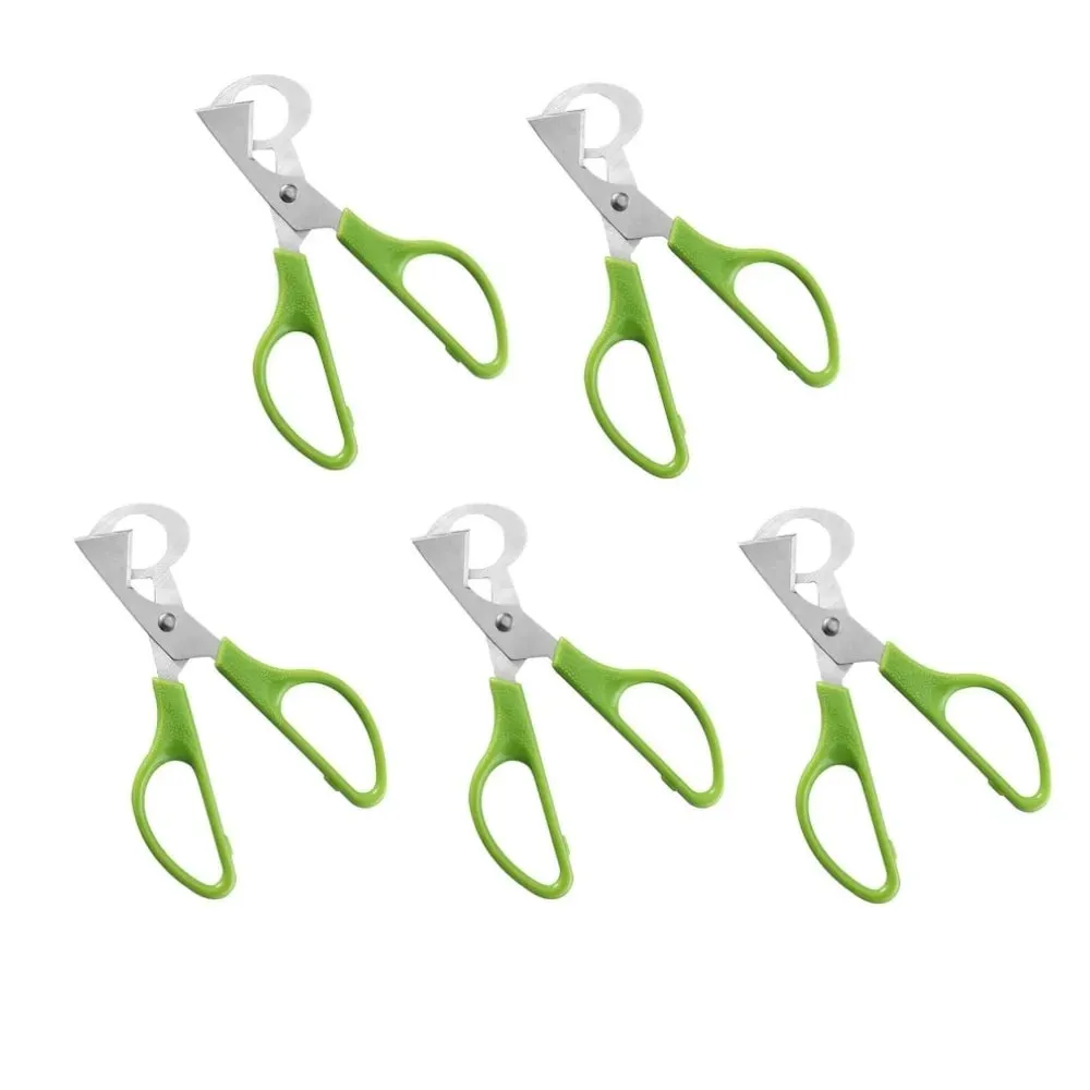 1-20PCS Stainless Steel Quail Egg Scissors Egg Shell Cutter Opener - High Quality Steel Blades Brand New Durable Egg Slicer Tool