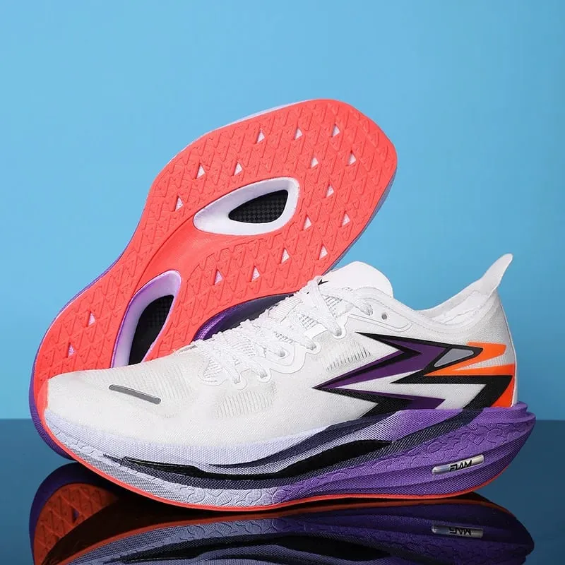 Men Running Shoes Nonskid Sneakers Board Marathon Athletic Sports Breathable Speciality Women's Comfortable Carbon Lightweight