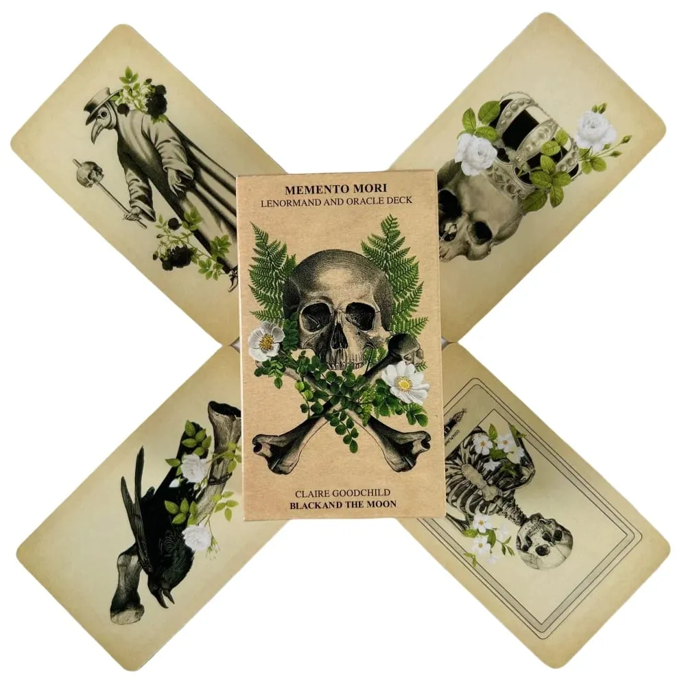 1pc Memento Mori Lenormand et Oracle Deck jeu de société anglais cartes à jouer