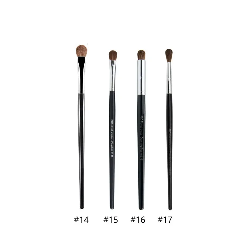4pcs/set Pro Allover Eye Shadow Makeup Brushes Lip Brow Precision Concealer Blending Domed Crease Smudge Highlight Make Up Brush