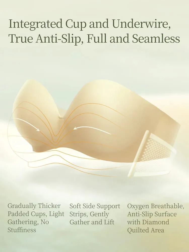 Summer Strapless Bra Set for Women Sexy Wireless Seamless Push Up Invisible Bras Tube Tops Female Underwear MX266+N194 — image 5