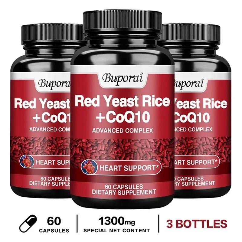 Red Yeast Rice with CoQ10 Supplement - Antioxidant Support for Energy and Heart HealthSupplementsSupplements — image 11