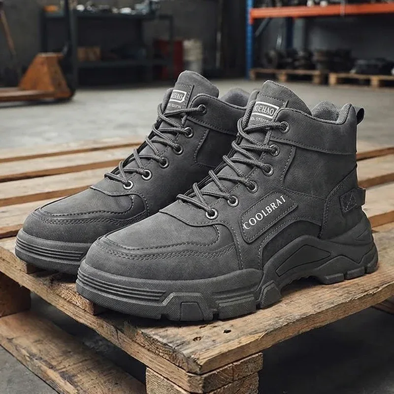 Spring/Summer Large Size Fashionable Mid-Cut Simple High-Quality Durable Comfortable Business Casual Outdoor Sports Men's Shoes