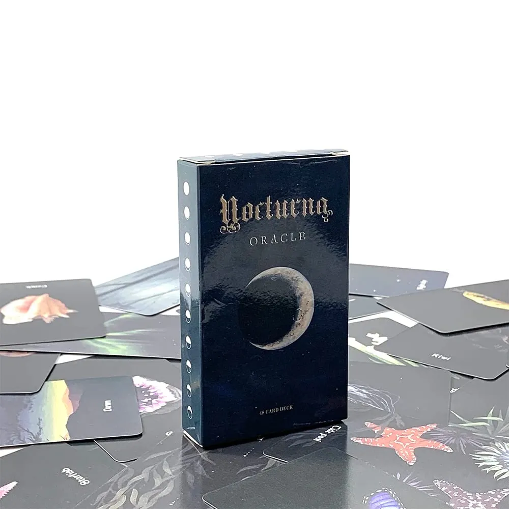 New Nocturna Oracle Deck A 48 Pcs Oracle Cards Mystical Artwork Durable & Portable Perfect For Spiritual Guidance & Collectors