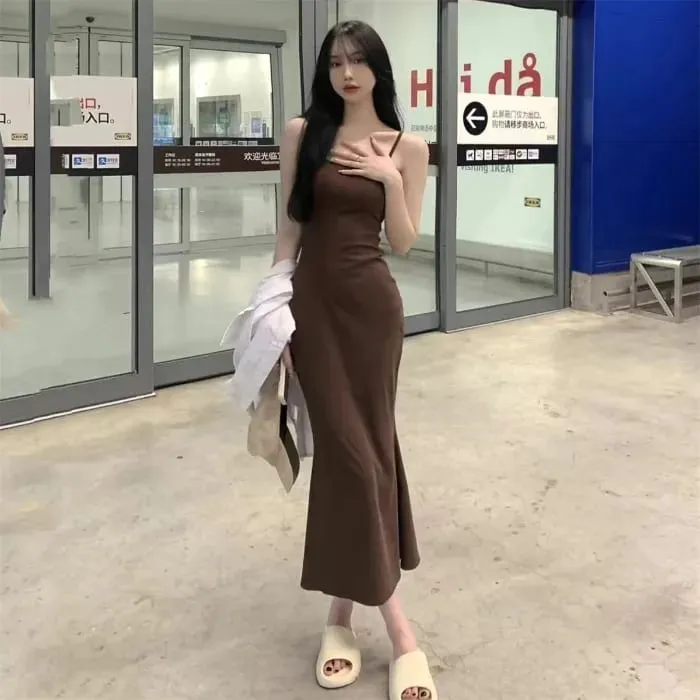 2026 Summer Sweetheart Neck Dress Women Sleeveless Backless Mini Dress Pure and Sexy Tight-Fit Party Dress with High Waist