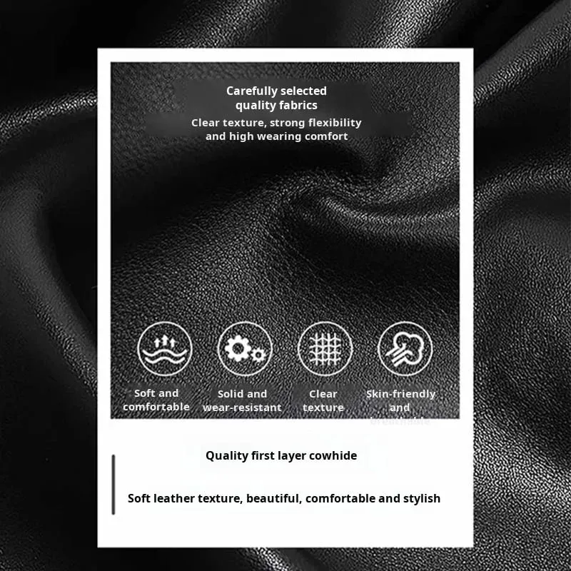 Men's Casual Shoes Spring Autumn Depressurized Breathable Lacefree Leather Shoes Super soft and wear-resistant Men's Board Shoes