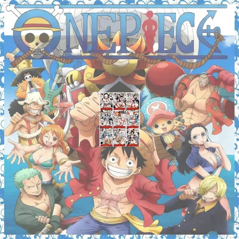 Anime One Piece Diy Color Flash Cards Hancock Perona Nami Robin Yamato Collection Cards Christmas Birthday Gifts Children's Toys