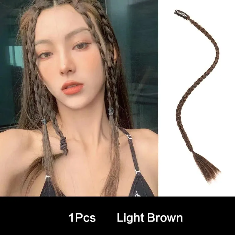 1Pcs Synthetic Braid Wig with Strong BB Clips Lightweight Box Braid Ponytail Hair Pieces for Women Fashion Accessory — image 10