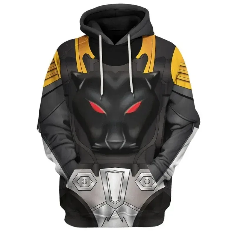 Bandai Brand's New 2026 Autumn-winter Collection Features A Stylish Cosplayer Men's Hooded Sweatshirt Inspired By Transformers