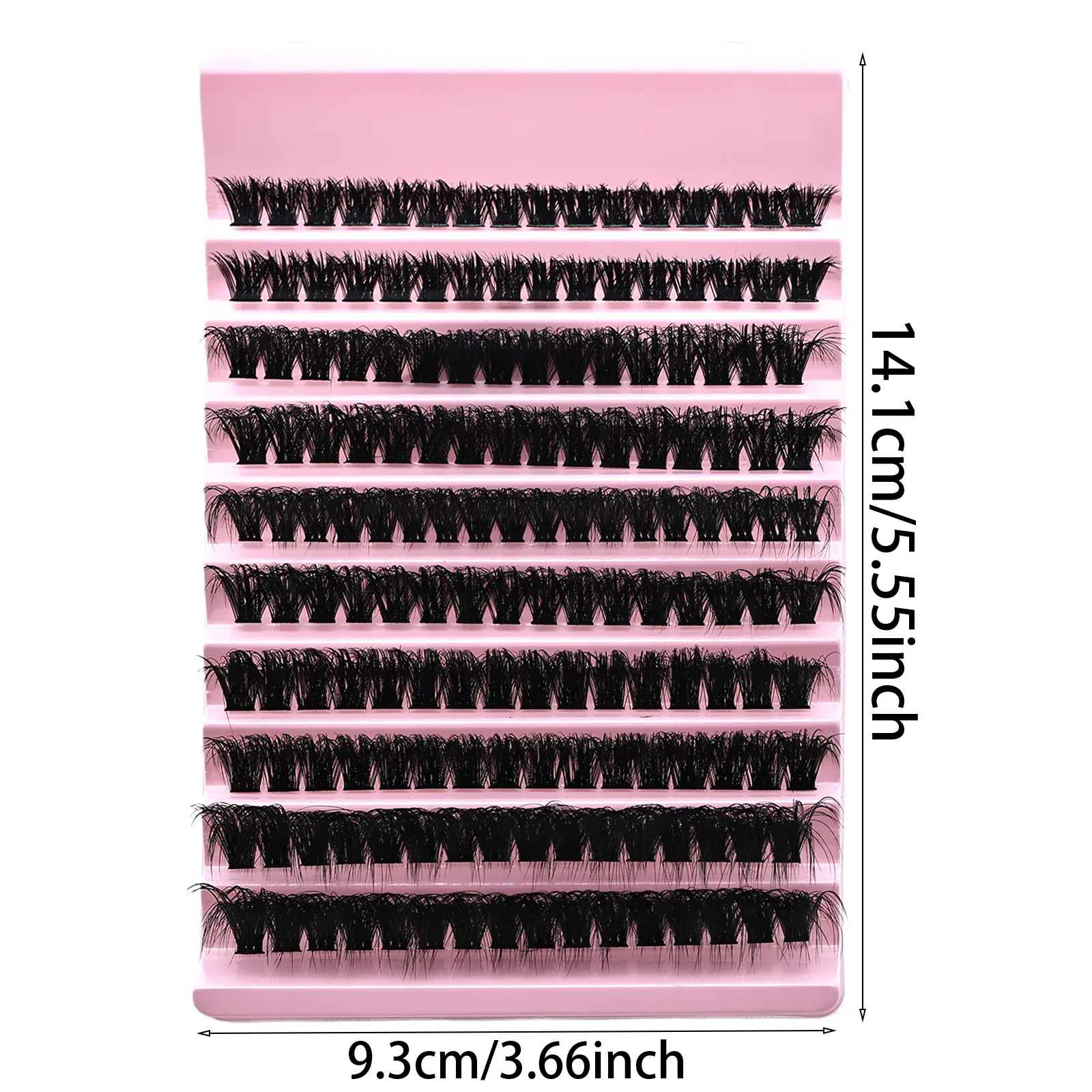 DIY Cluster Lash Extensions D Curl Fluffy Individual Lashes Segmented Reusable False Eyelash Clusters Beginners Home Eye Makeup